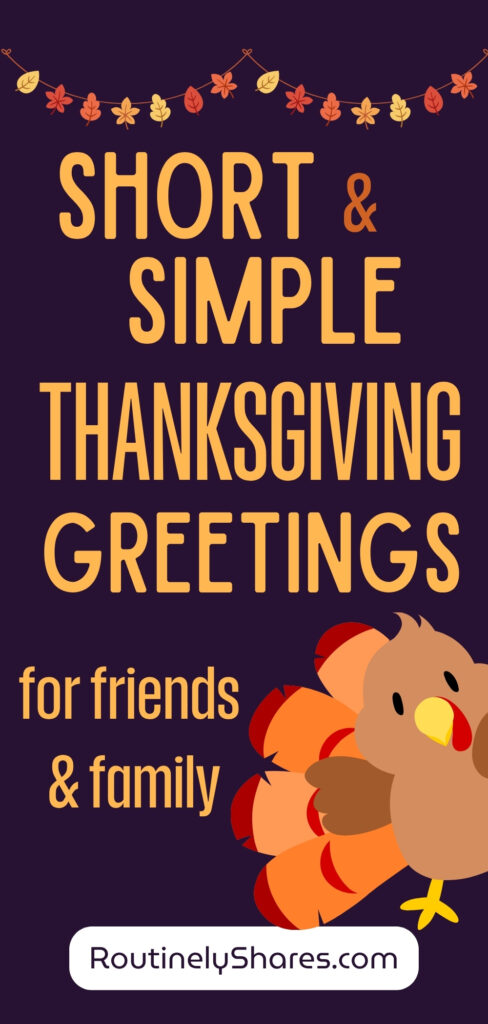 Short Happy Thanksgiving Greetings