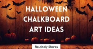 Halloween Chalkboard Art Ideas