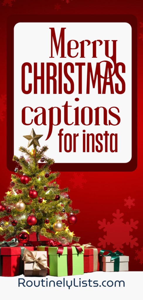 Merry Christmas Captions for Instagram