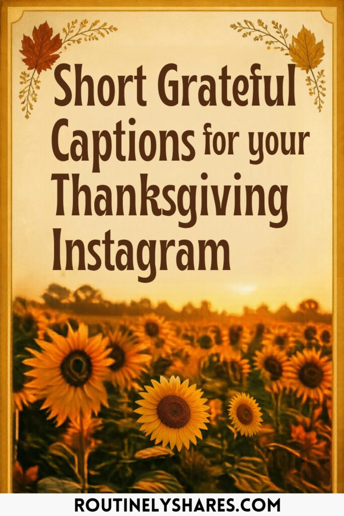 short grateful captions