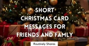 short Christmas card messages for friends and family