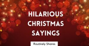 Hilarious Christmas sayings
